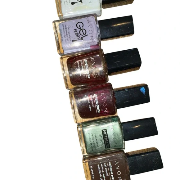 Avon Nail Polish Set - Purple, Pink, Brown, Green Shades 12 Polish Bundle - Picture 3 of 3
